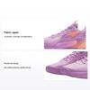 Li Ning Детские баскетбольные кроссовки Wind Shadow 2.0 Простые Модные Универсальные Классические Баскетбольные кроссовки Детские баскетбольные кроссовки Жасминово-пурпурные YKBV032-13