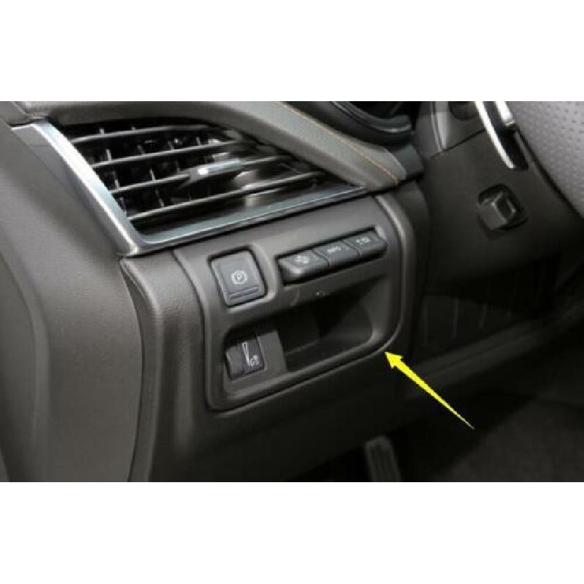 1pcs Silver Steel Car Headlight Switch Control Frame For Cadillac CT5 -