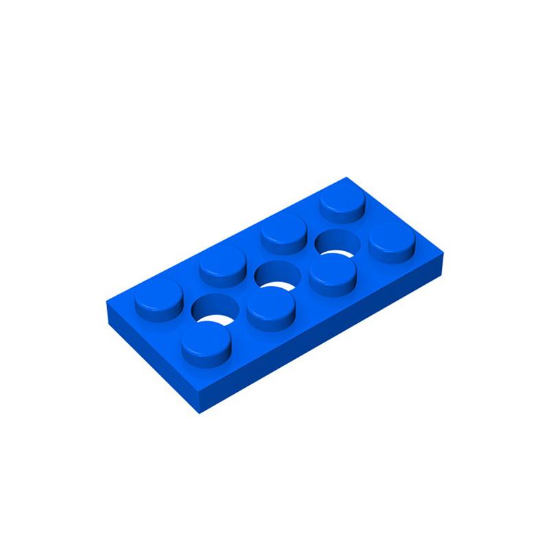 Свинья Радуга MOC Детали 3709 Высокотехнологичная Пластина 2 x 4 с 3 Отверстиями Строительные Блоки Детали DIY Кирпичи Оптовые Детали Модели Игрушки