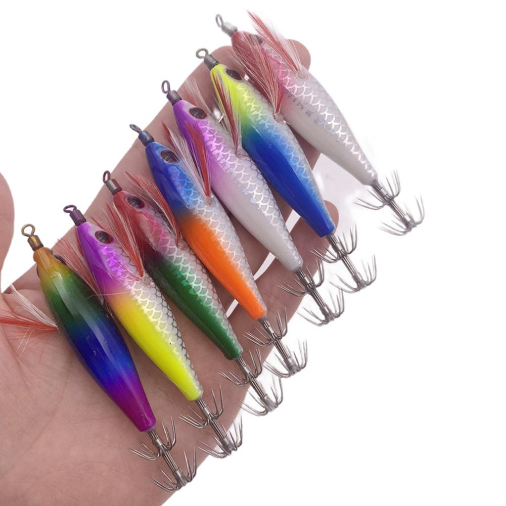 Squid Hook Fishing Lure 1pc 5g/8cm Cuttlefish Fake Bait