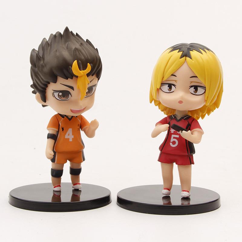 Haikyuu Shoyo Hinata Tobio Kageyama Pvc Figures Collectible Anime Characters Desk Car Decor
