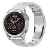 22mm Quick Release Watch Band for Garmin Fenix 8 Pro AMOLED 47mm/8 47mm/Fenix E 47mm Titanium Alloy Strap with Double-Fold Buckle