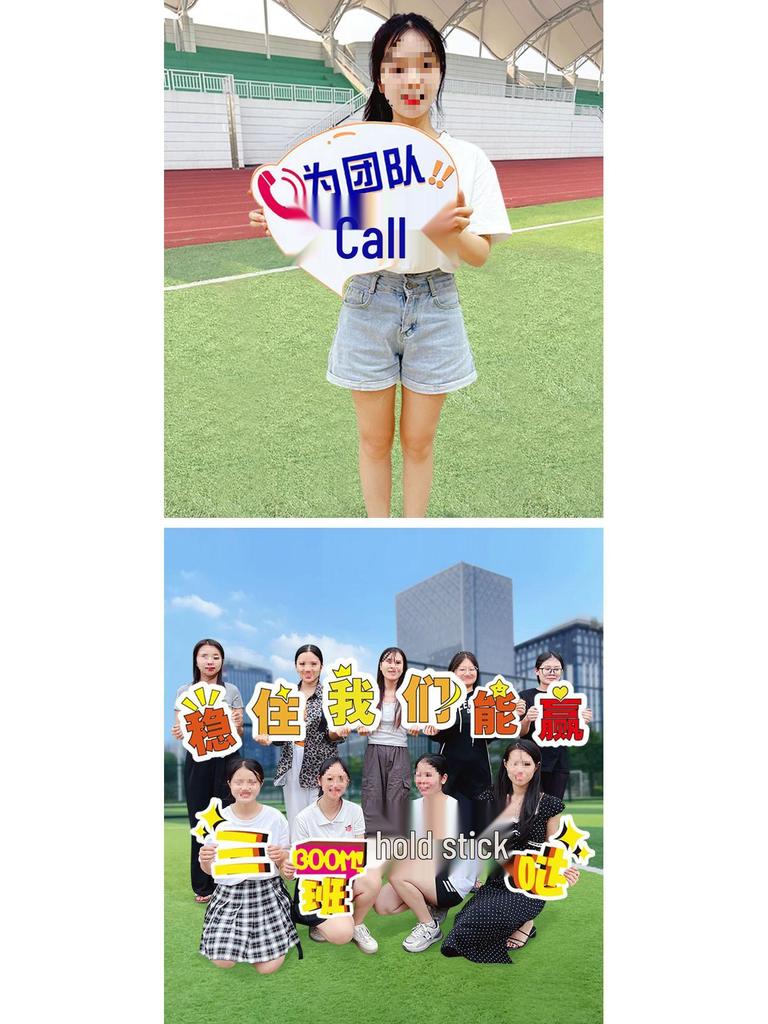 Custom Cheer Signs & Pom-Poms for Sports Events & Team Photos