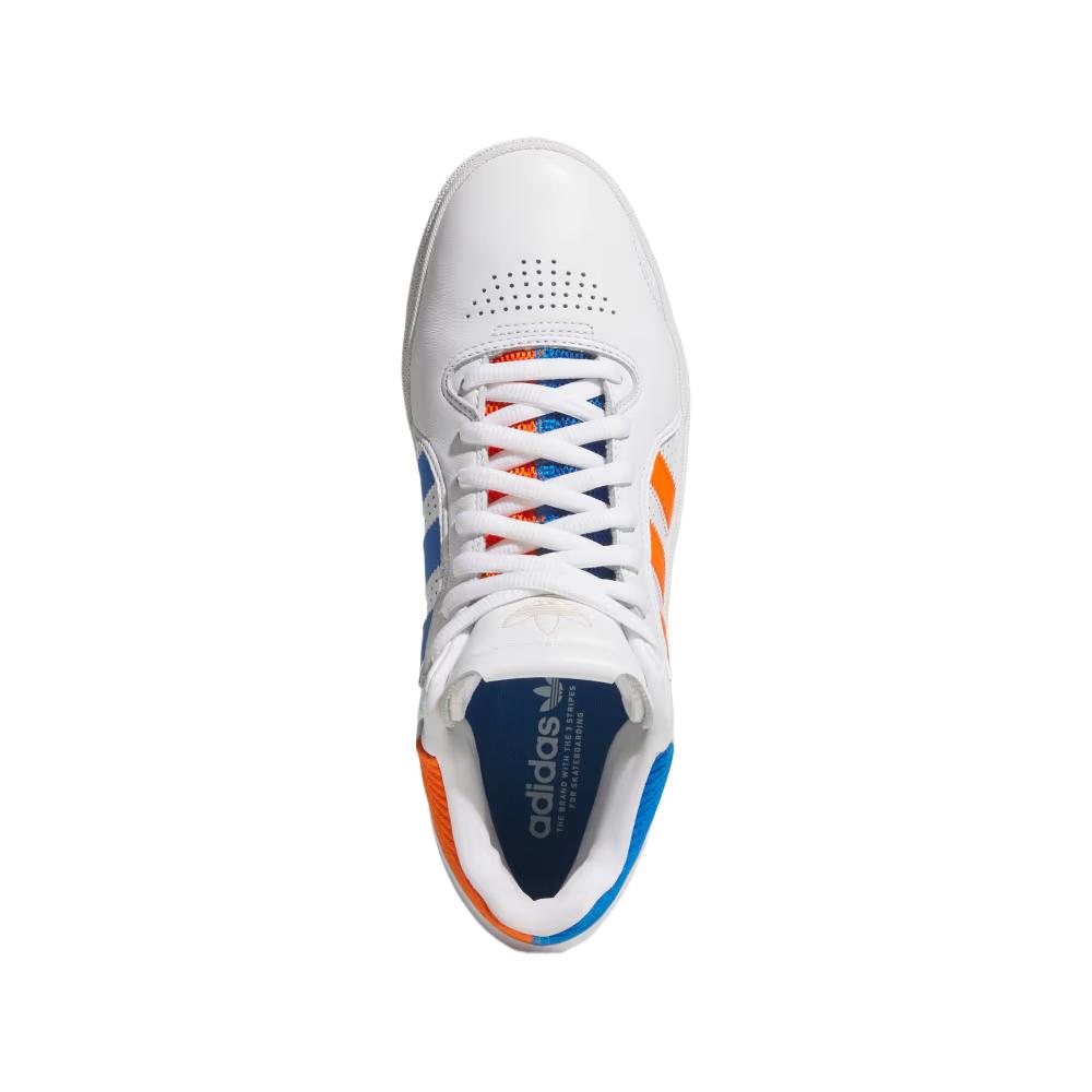 adidas Кроссовки Tyshawn White Orange Blue Bird Унисекс Облачно-белые JH8159