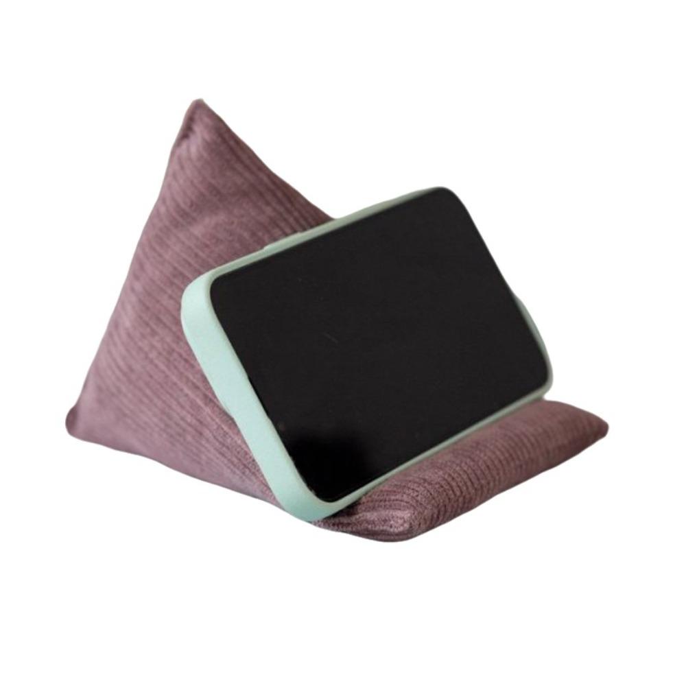 Portable Pillow Phone Holder Non-slip Soft Fabric Phone Rack Phone Support Cushion Travel