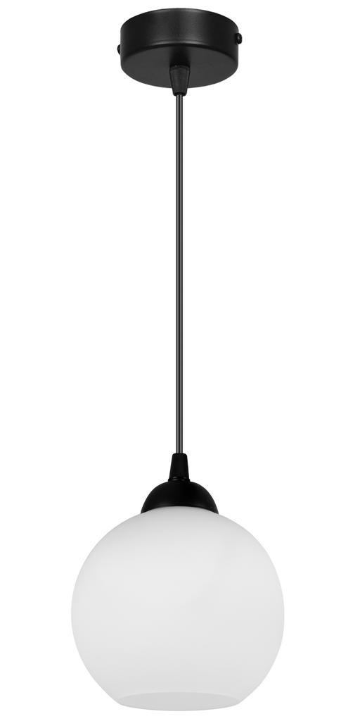 CLASSIC METAL HANGING LAMP GLASS SHADE