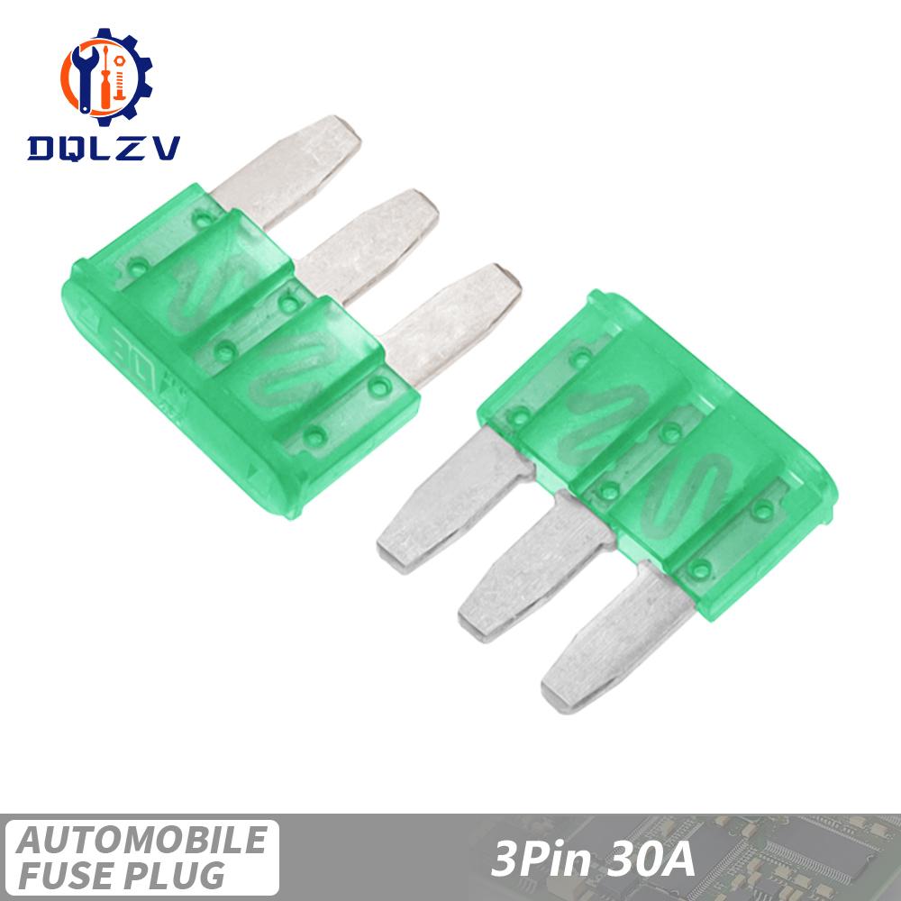 Автомобильные предохранители Micro3, 3 контакта, высокое качество, для Ford Focus Mondeo Dodge JEEP 5A 7.5A 10A 15A 20A 25A 30A