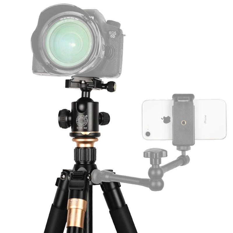 Легкий складной штатив для DSLR Q999 из алюминиево-магниевого сплава - Портативный и устойчивый для съемки