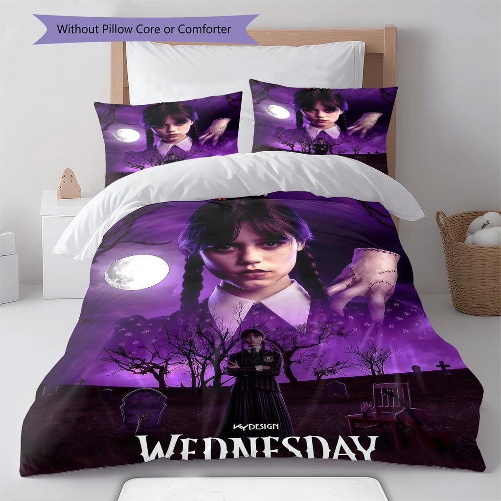 Comedy TV Pattern Bedding Quilt Set Quilt Cover Pillowcase Home Decoration Birthday Gift (1 * duvet cover + 2 * pillowcase, without core)
