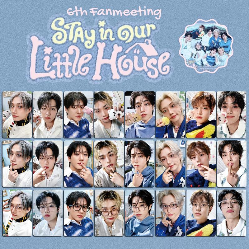 8 шт. K-pop Stray Kids Ломо-карточки "Stay In Our Little House" Еженедельные маленькие карточки Полные карточки Феликс Окружающая область