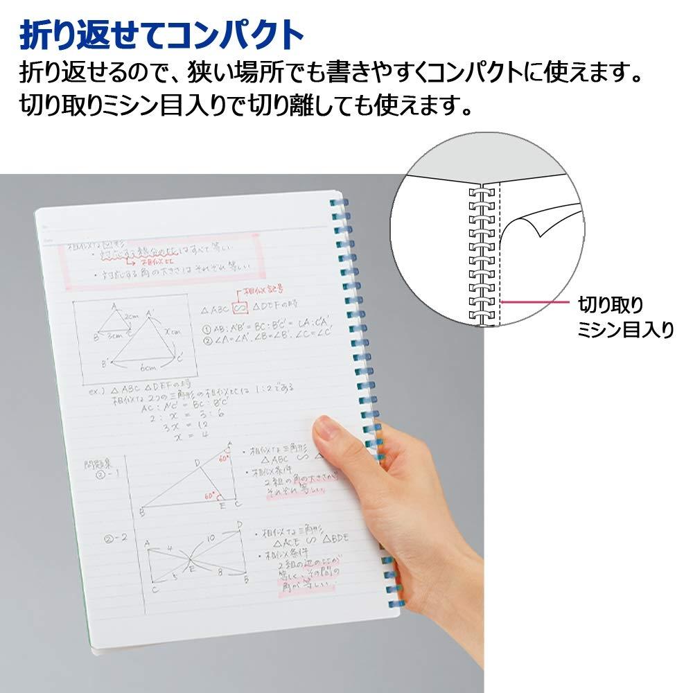 KOKUYO Campus Soft Ring Notebook Dot B Ruled 40 Sheets B5 5 Book Set S-S111BTX5CSET