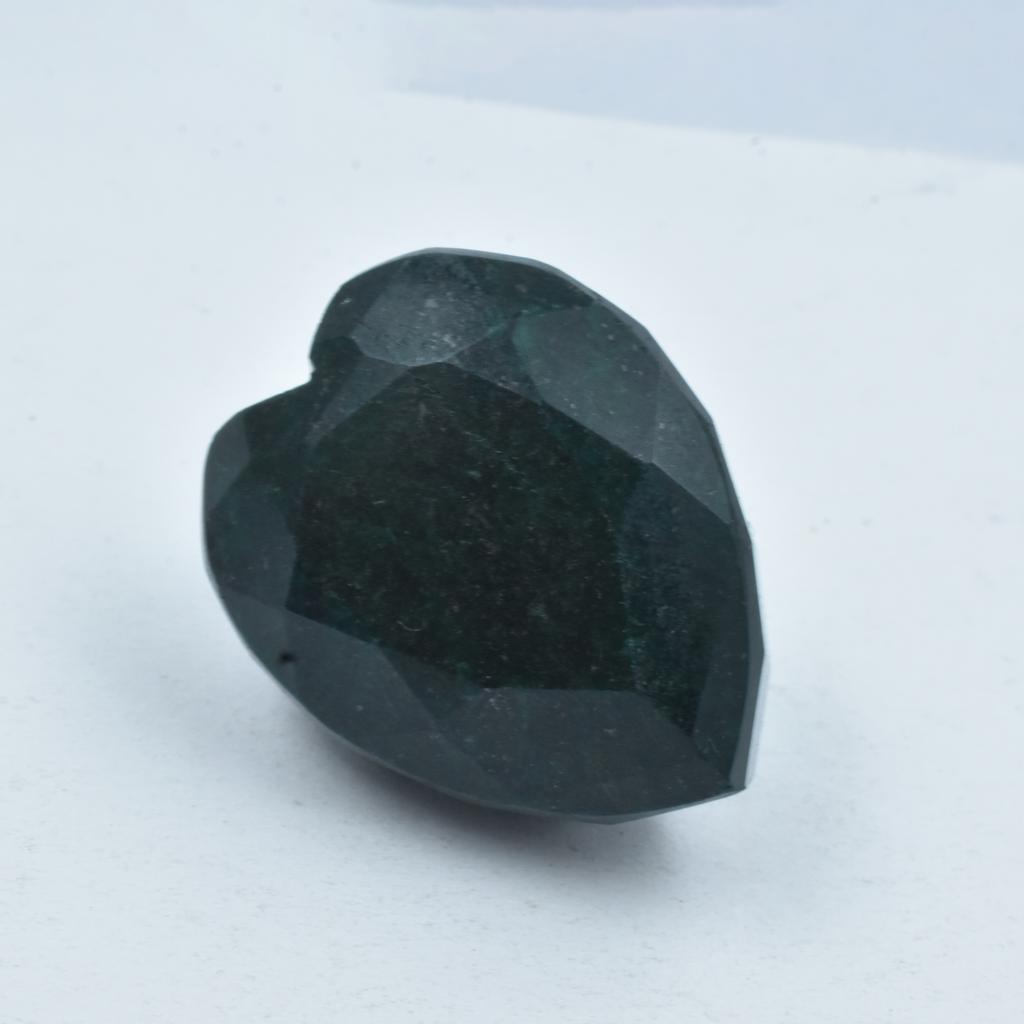 Heart Cut 187.55 Ct Natural Green Emerald CERTIFIED Big Loose Gemstone