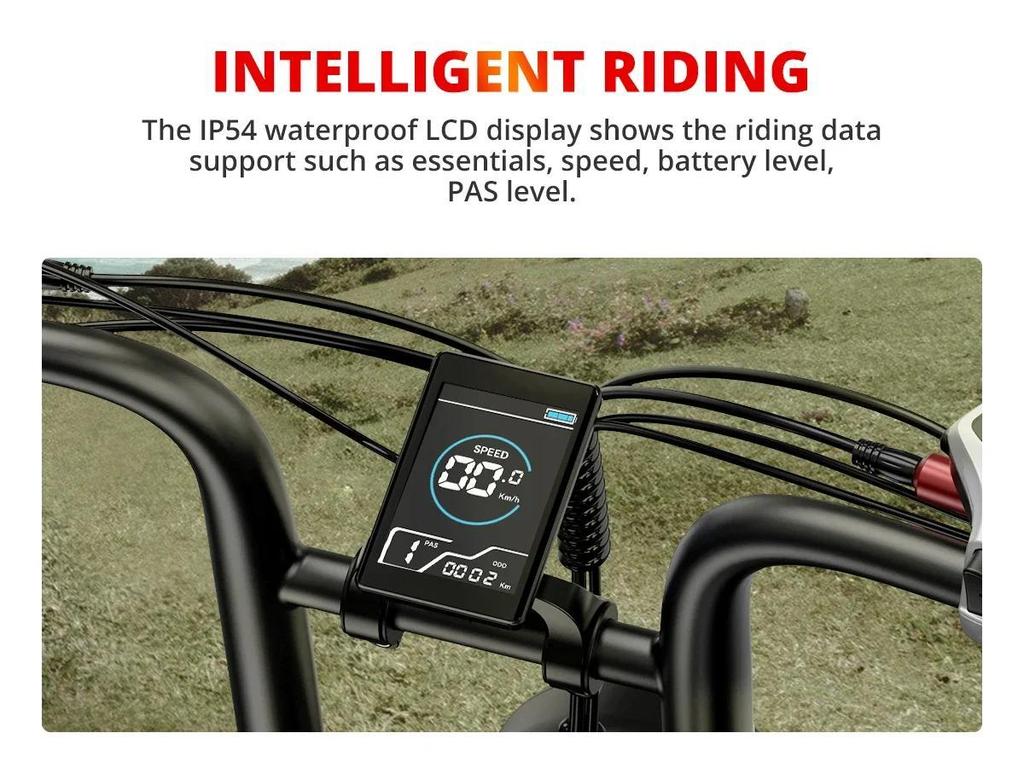 Двигатель Eike 2000 Вт, аккумулятор 48 В 25 Ач, полная амортизация, горный электровелосипед для бездорожья.