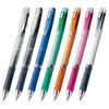Zebra Slim 3C Ballpoint Pastel 10 Clip-On Pen, Green, Pens, B-B3A5-WG