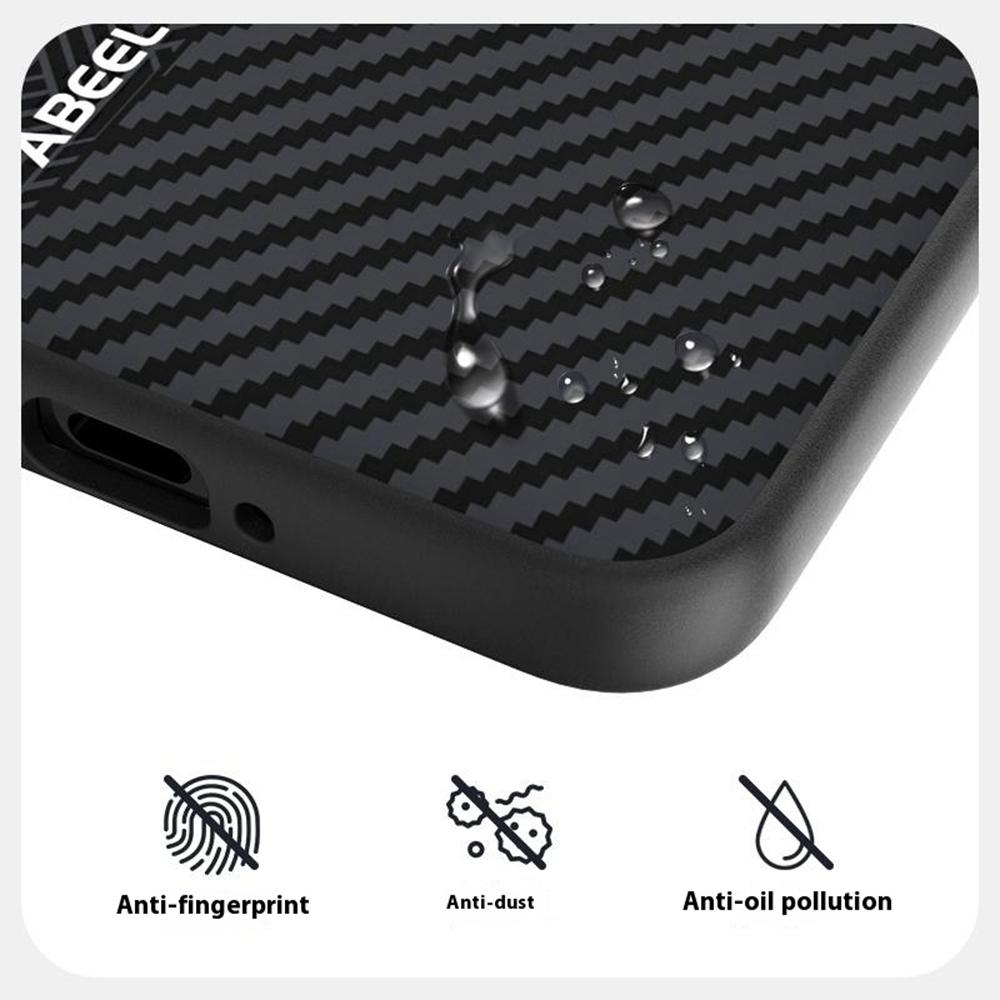 ABEEL Чехол для Xiaomi 15S Pro PC+ТПУ+Алюминиевый сплав+ПУ кожа Чехол для телефона Совместим с MagSafe