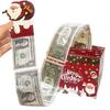 Festive Red Christmas Cash Gift Box for Decorations