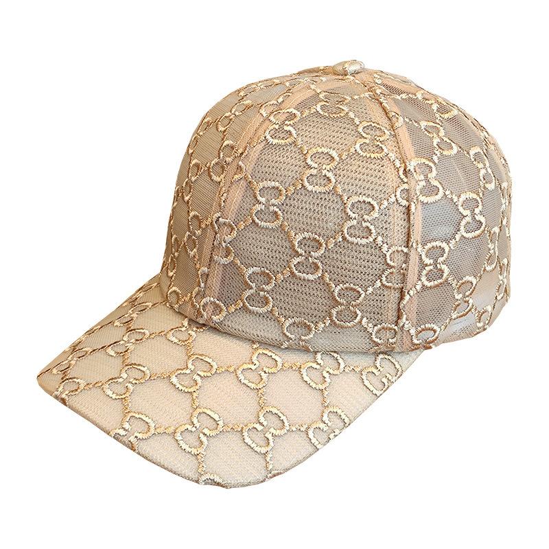 Mesh Breathable Baseball Cap Women's Summer Versatile Fashion Sunshade Sun Hat Thin Cap