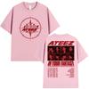 2026 Hot Sale  Ateez 2026 World Tour in Your Fantasy T-shirt Men Women Clothing Casual Cotton Oversized Short Sleeve