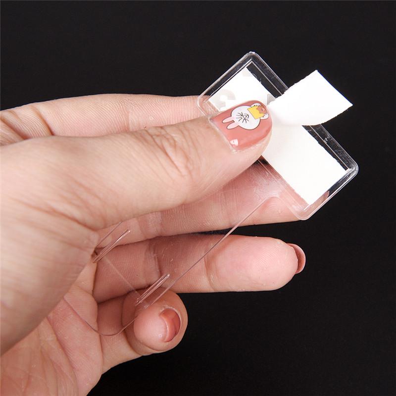 5 шт. портативный держатель для парковочного талона на лобовое стекло автомобиля, прозрачный держатель для разрешения, наклейка-клипса