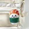 Cartoon Sushi Bag Pendant Kawaii Rice Plush Keyring Cute Salmon Keychain  Kids