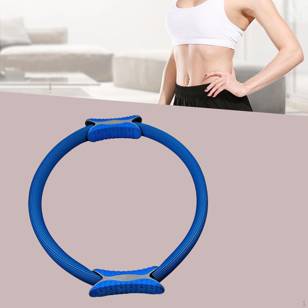 Pilates Fitness Ring Core Training Non Slip Ergonomic Device Double Handles Equipment Exercise