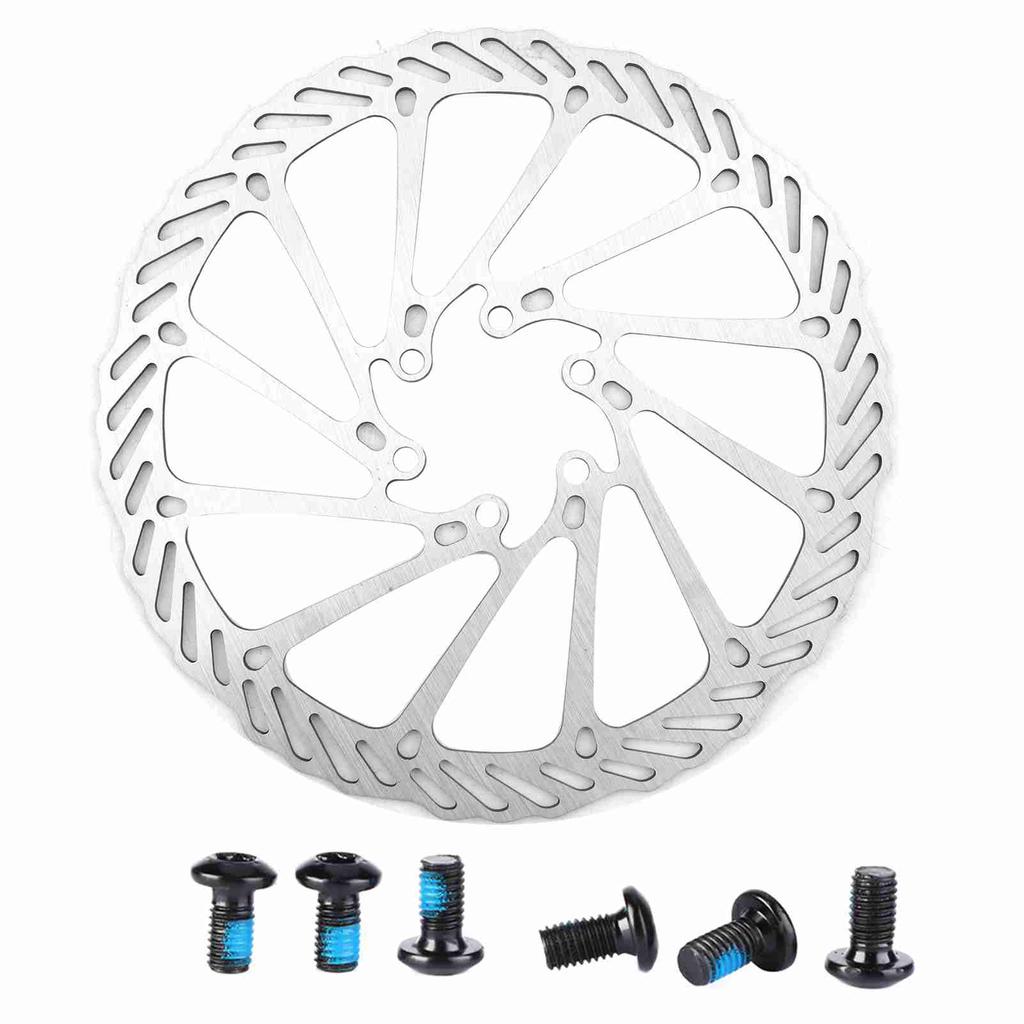 Mountain Bike Stainless Steel Brake Rotors/Brake Pads, Mountain/Road Bike Disc Brake Components 203mm / 180mm / 140mm / 120mm
