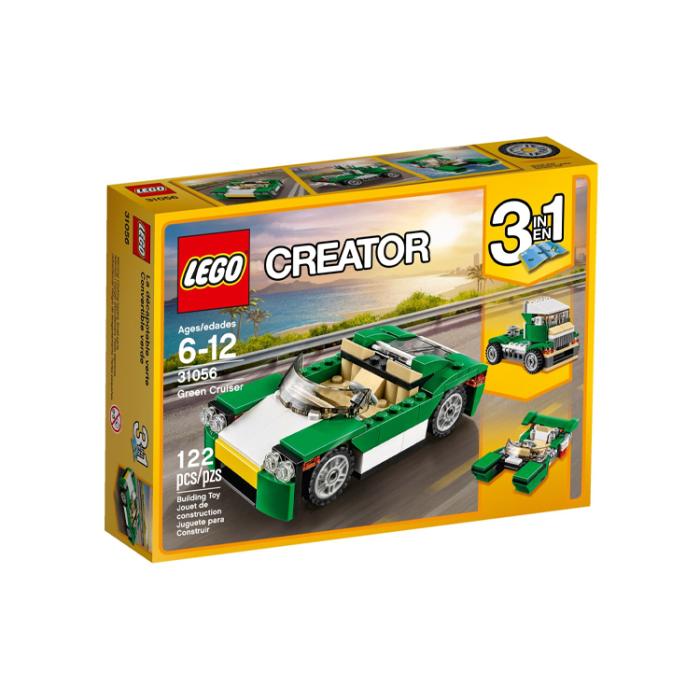 LEGO LOGO Создатель 3 в 1 Зеленые Конструкторные Блоки 122 шт./шт. 31056