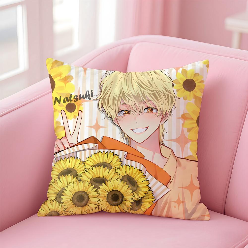 Tamon-Kun Ima Dotchi! Cushion Cover Comfortable Reversible Pillow Cover Ideal For Car Sofa Bedroom & Beyond
