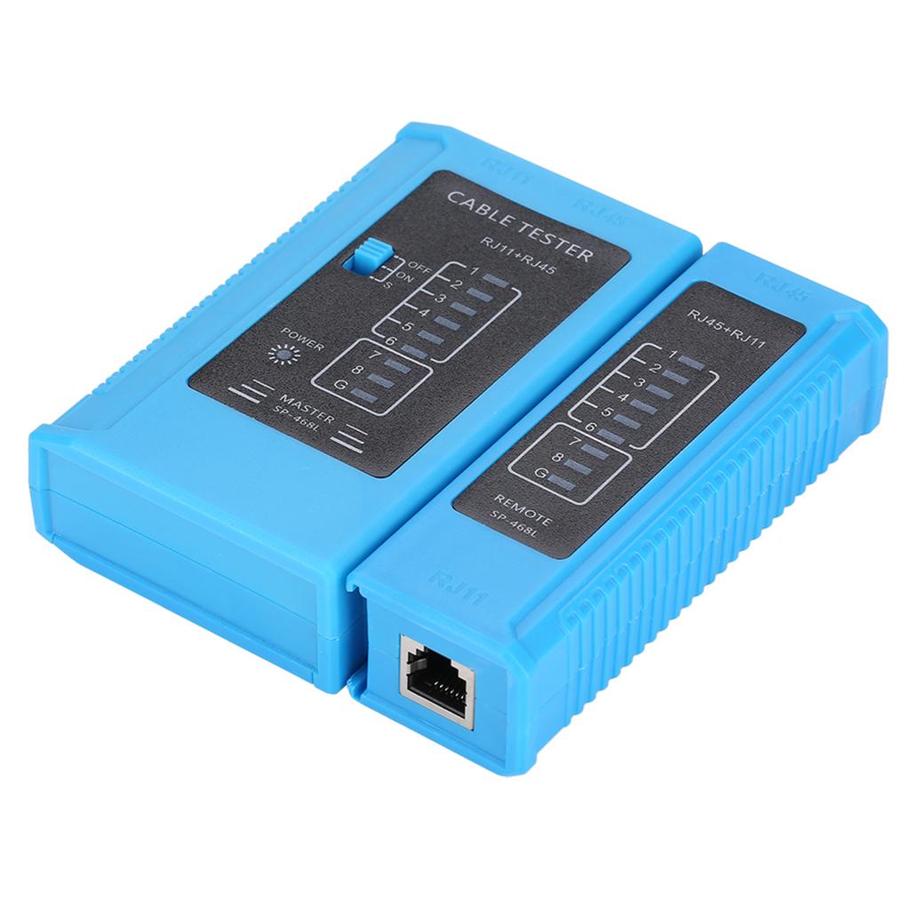 Тестер сетевого кабеля RJ45 и RJ11. Инструмент для тестирования сетей Ethernet LAN.