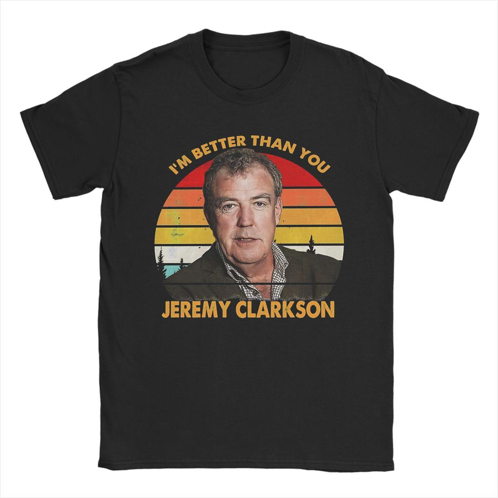 Richard Hammond Top Gear The Grand Tour Jeremy Clarkson T Shirts for Unisex TShirt Crew Neck  Tee Shirt Short Sleeve Clothes