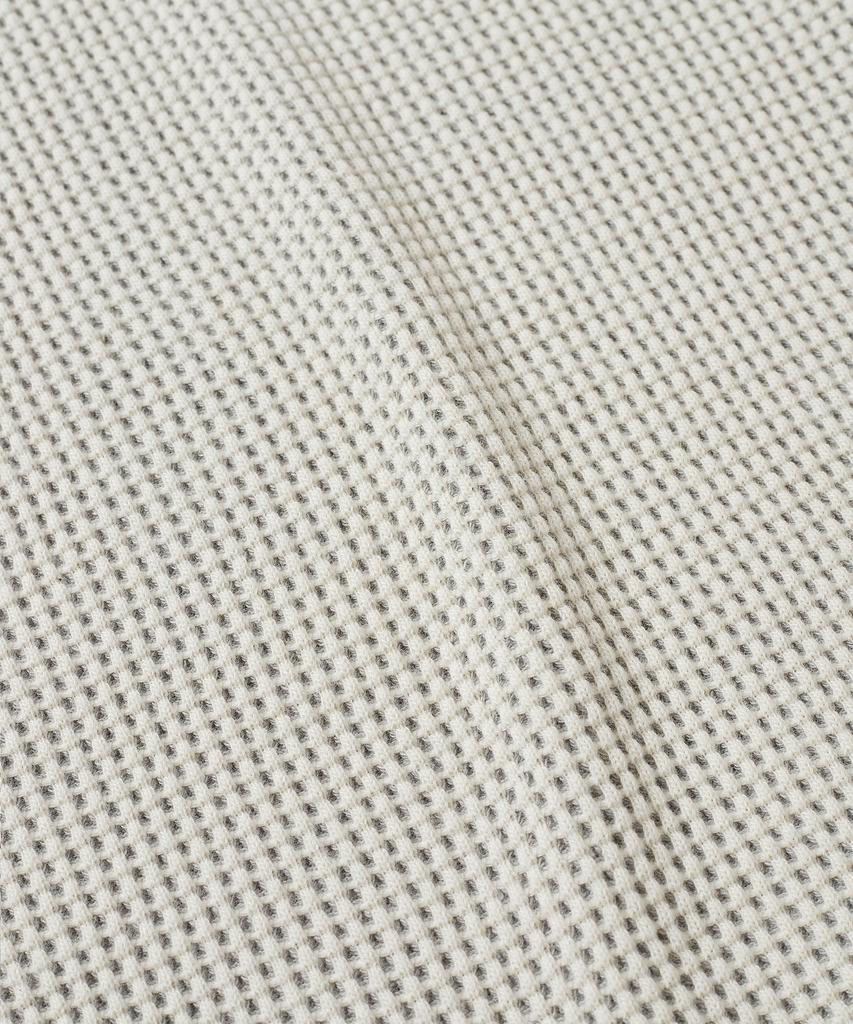 ESFAI Two-Tone Waffle Sweat Shirt (Oatmeal)