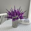 Realistic Artificial Lavender Flowers Handmade Flower Arrangement  Outdoor Garden Decor