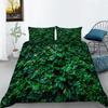 Green Duvet Cover Set Queen Size Tropical Rainforest Green Plant Palm Leaf Comforter Cover For Kids Teen Microfiber Quilt Cover