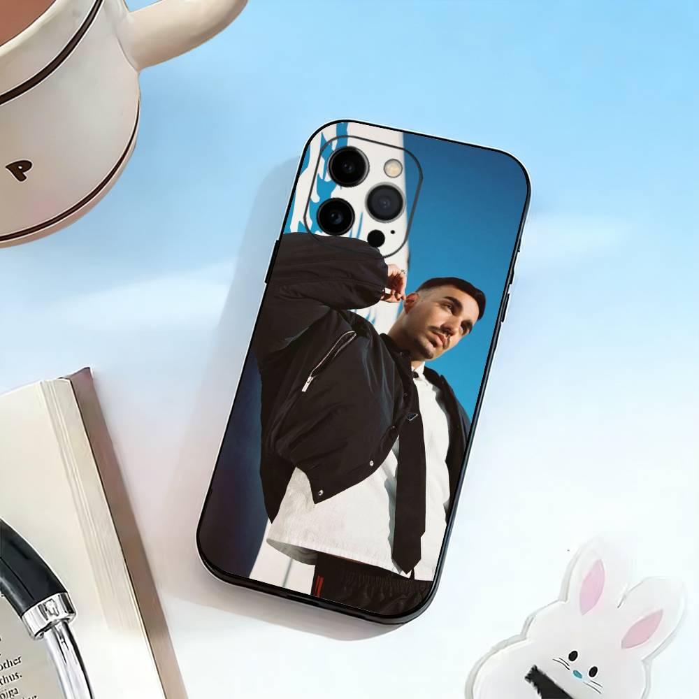 Singer R-Rels B Phone Case For iPhone 17,16,15,14,13,12,11 Plus,Pro Max,XS,Soft Silicone Black Cover