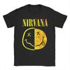 Nirvana Grunge Гранж Группа Футболка с принтом Уличная одежда Винтаж Y2K Мужская [S-6XL]