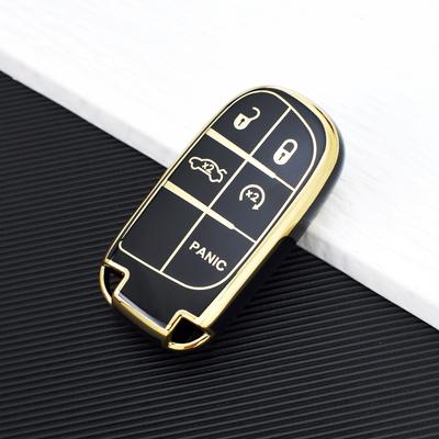 5 кнопок ТПУ чехол для смарт-ключа автомобиля для Jeep Renegade Frand Cherokee Dodge Journey Charger Chrysler 200 300 300 корпус брелок