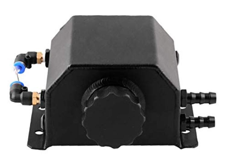 Heinmo 1000ML Aluminum Auto Radiator Coolant Expansion Tank for Most Cars