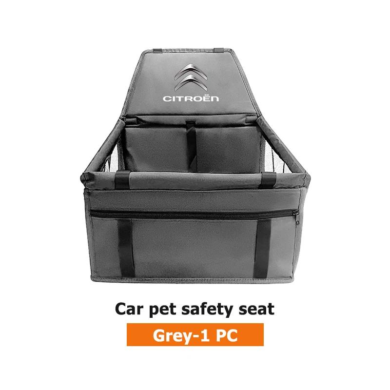 POOR1 Pet Dog Car Carrier Seat Safety Basket Folding Hammock Pet Bag For Citroen Jumper Celysee Cactus Picasso Aircross Saxo Grand