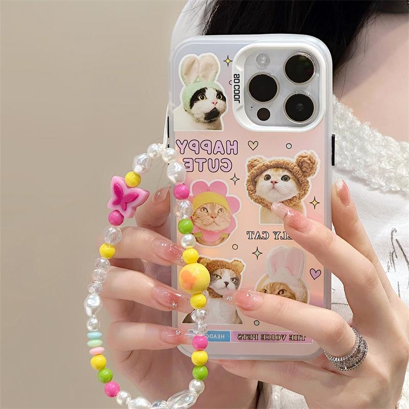 Zhitai Frosted Laser Case for iPhone 12/13/15 Pro Max & Huawei Mate 60 with Bracelet