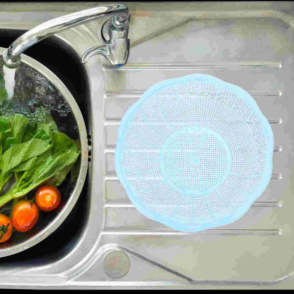 4 шт. Корзина для мытья фруктов и овощей, горшок для риса, сито, складные корзины для белья, дуршлаг