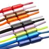 Colorful Elastic No Tie Shoelaces for Kids and Adult Sneakers Quick Lazy Metal Lock Laces Shoe Strings