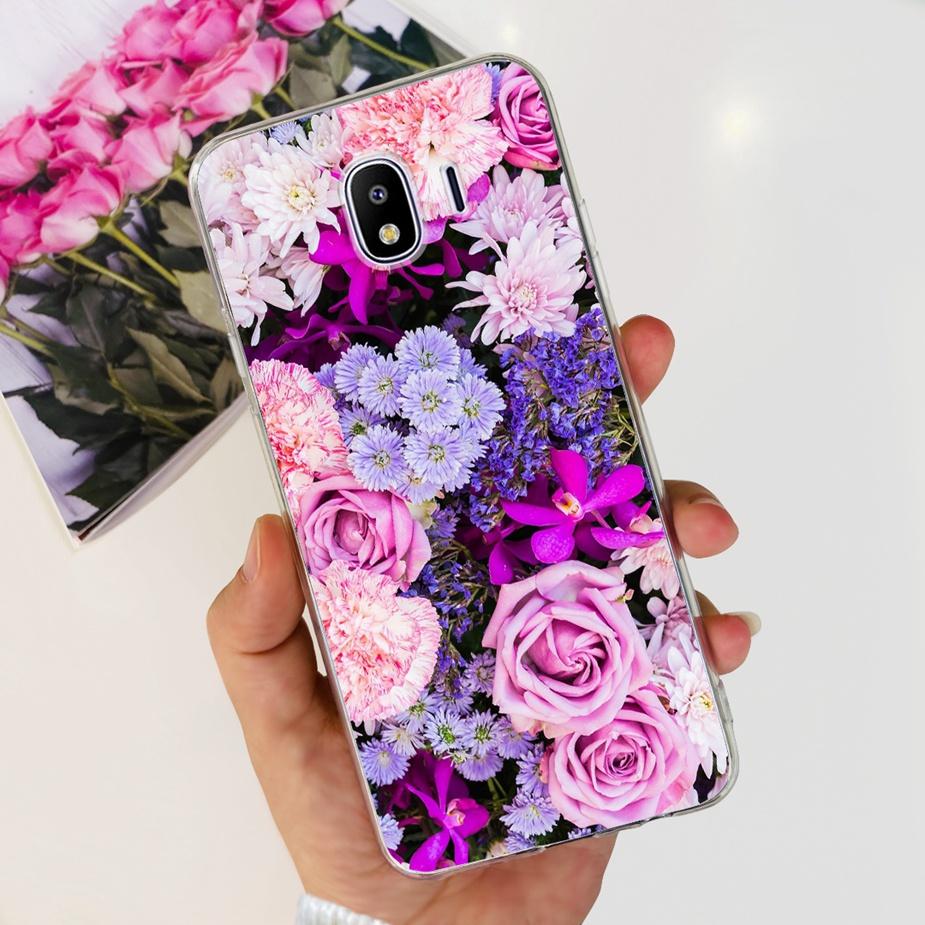Чехол для Samsung Galaxy J4 2018 SM-J400F Роскошный Прозрачный Силиконовый Мягкий ТПУ Чехол для Телефона Для Samsung J4 Plus J4+ J415F Задняя Крышка Capa