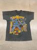 Винтажная футболка Ted Nugent Metal Maniac 1987 года, потертая, выцветшая, с принтом тура F024, унисекс