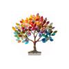 Chakra Healing Crystals Tree Sign Acrylic Money Tree Feng Shui Home Office Decoration for Wealth Luck Positive Energy