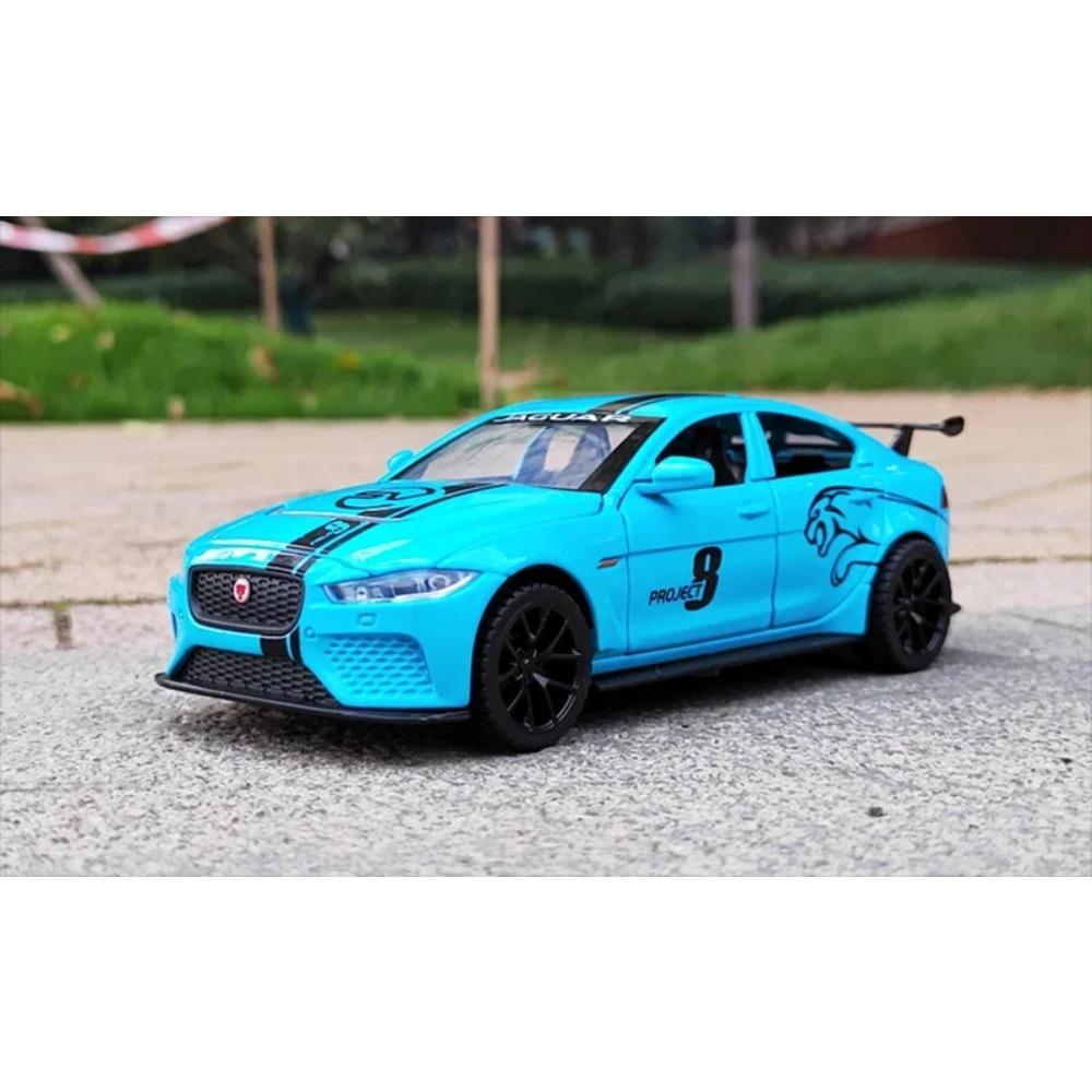 1/32 Jaguar EX Сплав Спортивный Автомобиль Модель Литье под Давлением Металл Игрушечный Транспорт Средство Модель Автомобиля Звук и Свет Высокая Симуляция Коллекция Подарок