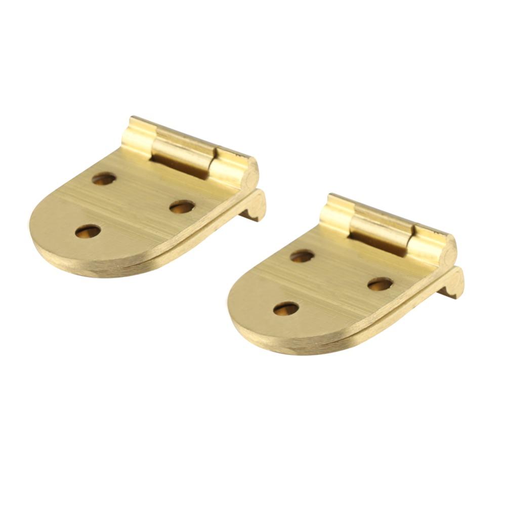 2pcs Round Edge Drop Leaf Hinge 80x30mm Flap Hinge Solid Hinge Folding Table