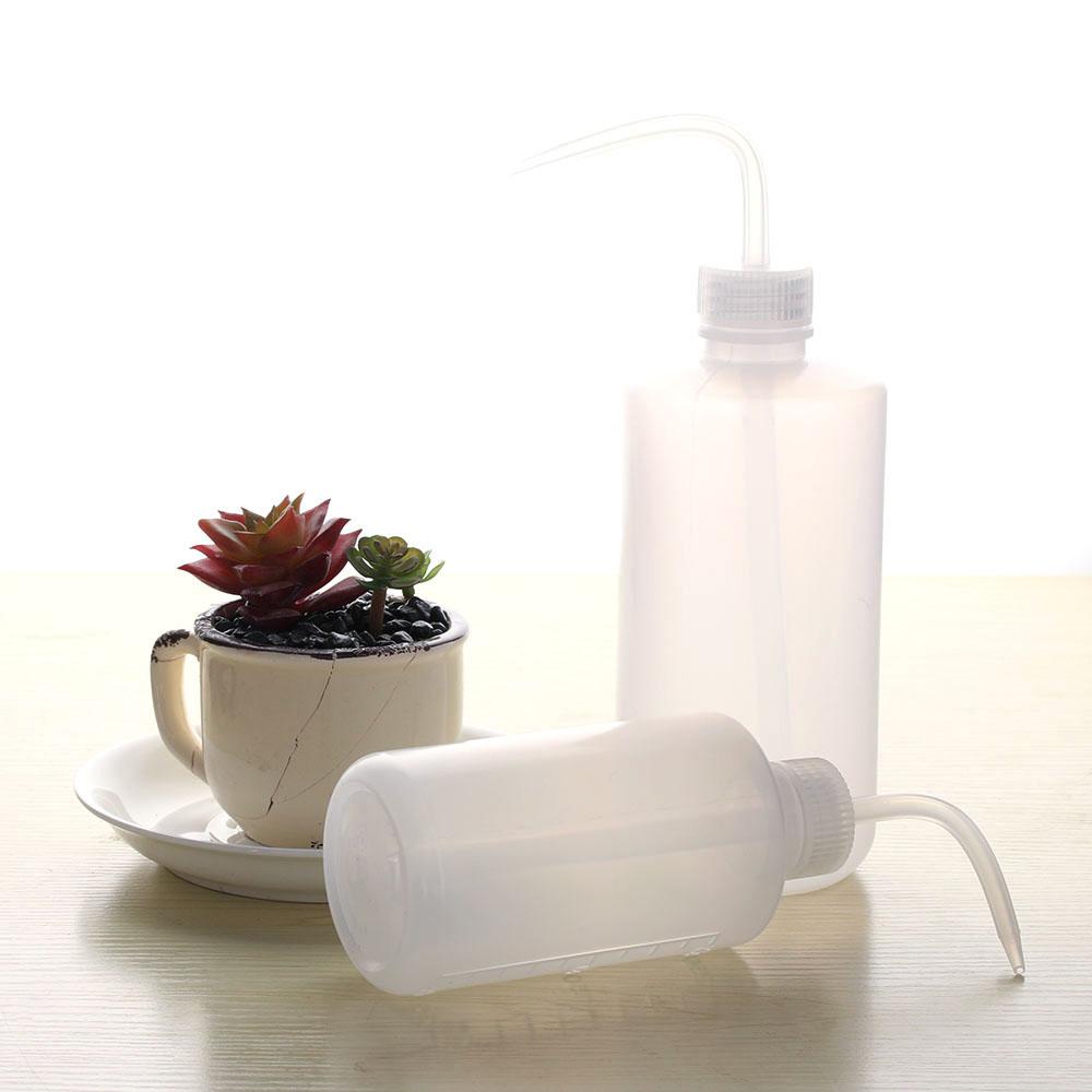 250ml/500ml Plastic Washing Bend Curved Mouth Watering Can Alcohol Bottle Gardening