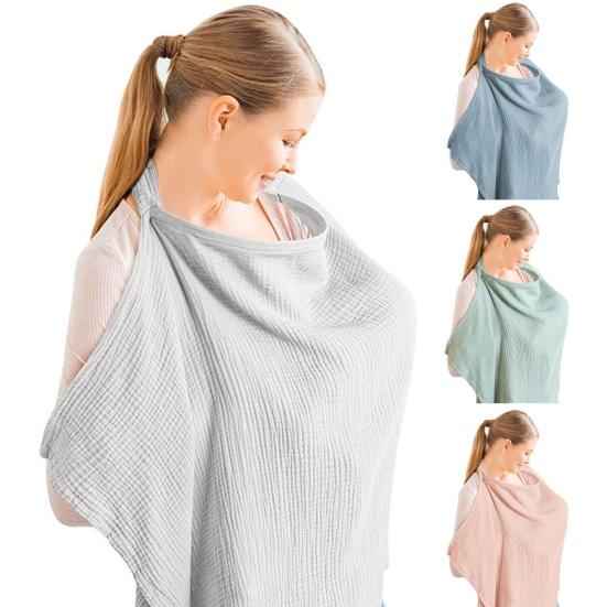 Женский чехол для кормления грудью с 2 карманами, регулируемыми ремешками, дышащая накидка для кормления, шаль для кормления грудью