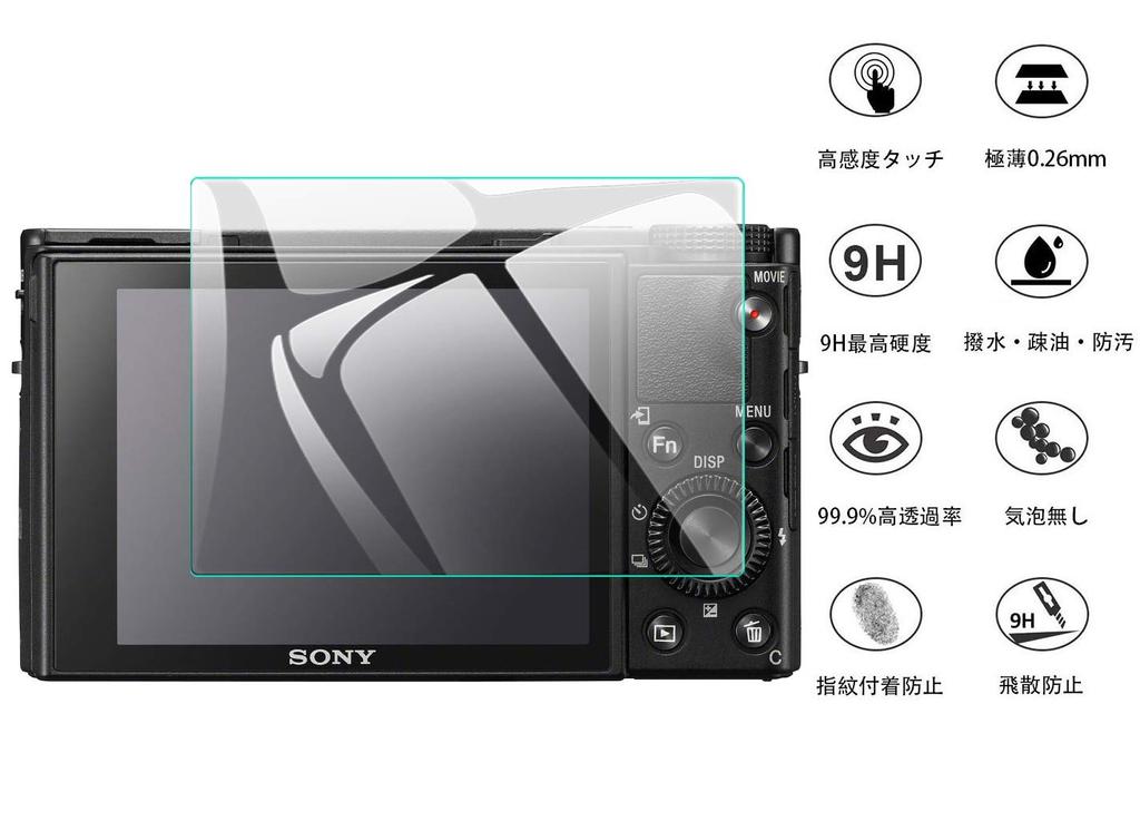 Защитная пленка для ЖК-дисплея EternalStars, 3 шт., защитное стекло для экрана камеры, твердость 9H, полная защита. Совместимые модели камер: SONY.