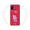 Case for Oppo A53 BTS Bangtan Boys BT21 Cooky Red Background